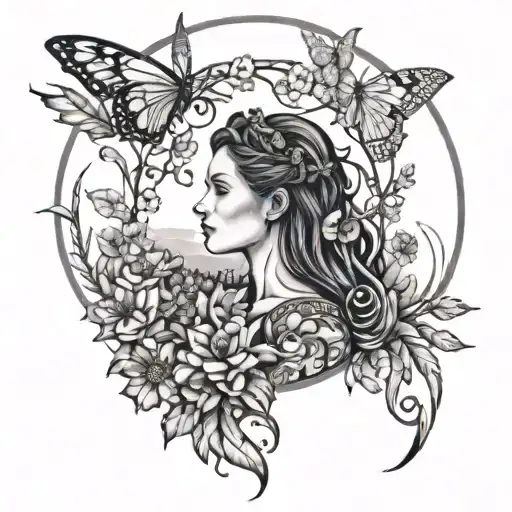 Queen Maeve Meadow Filled With Black