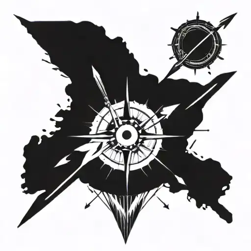 Arrow Compass Adventure Themed