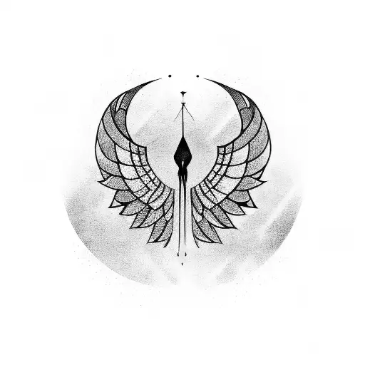 Tree Of Wings With Triangle At The Bottom