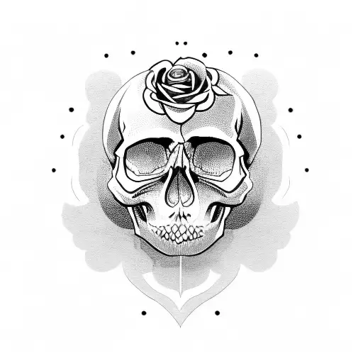 Skull And Roses