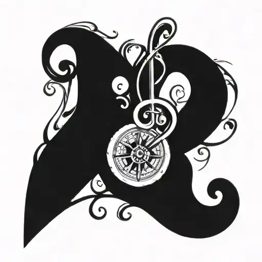 Treble Clef And Compass