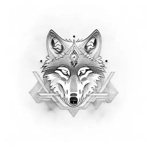 Wolf Protecting His Mate