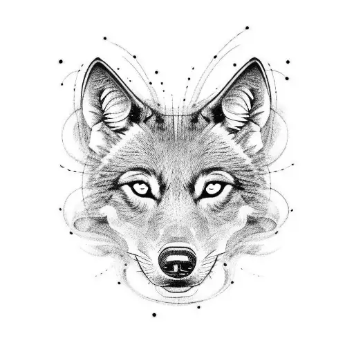 The Full Body Of A Black Wolf Wrapped Around My Forearm