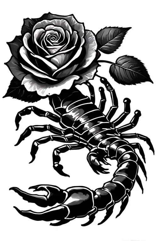 Scorpion And A Rose