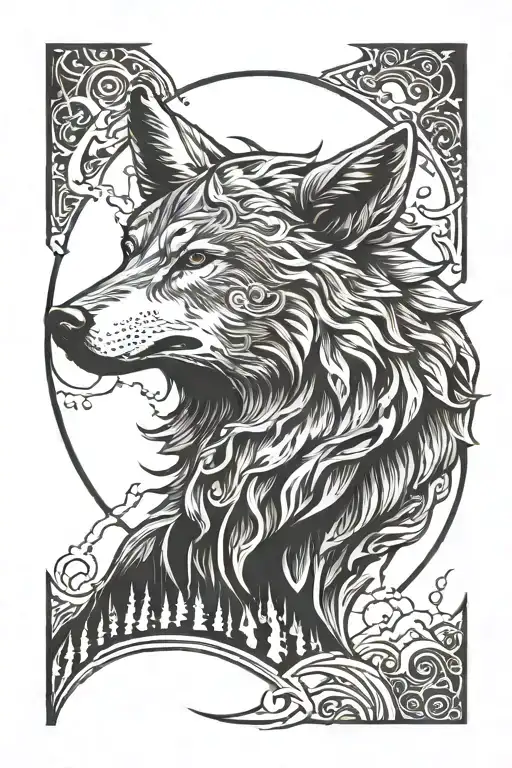 Wolf Howling Wolf
