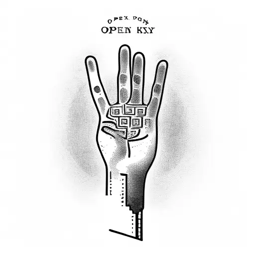 Open Hand With Broken Key