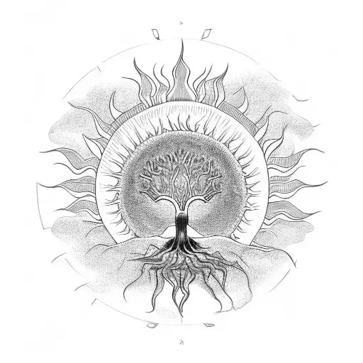 Sun Tree Of Life