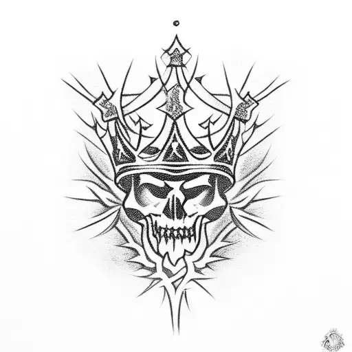 King's Crown Made Of Thorns