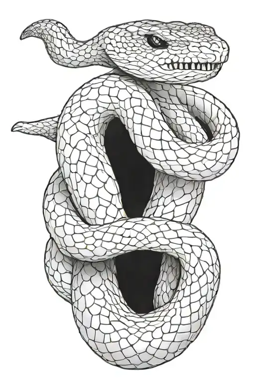 Snake Wrapped Loosely