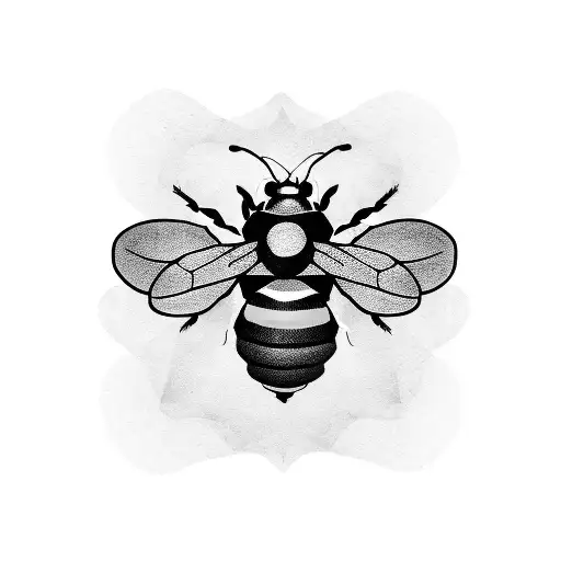 A Dancing Bumble Bee Playing A Guitar