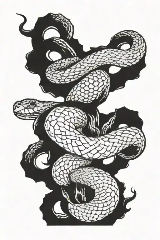 Snake Bone Arm Sleeve