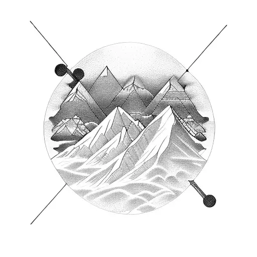 An Engineer's Blueprint Of A Mountain Range