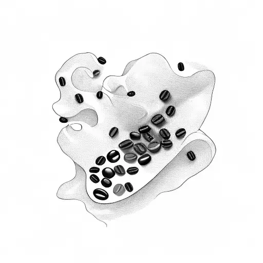 Pipe With Coffee Beans And Guinea