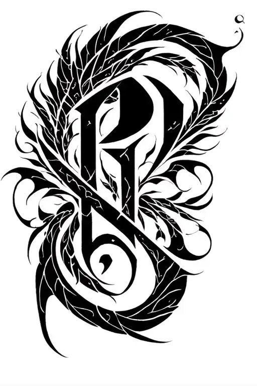 Neotribal Letter Pain