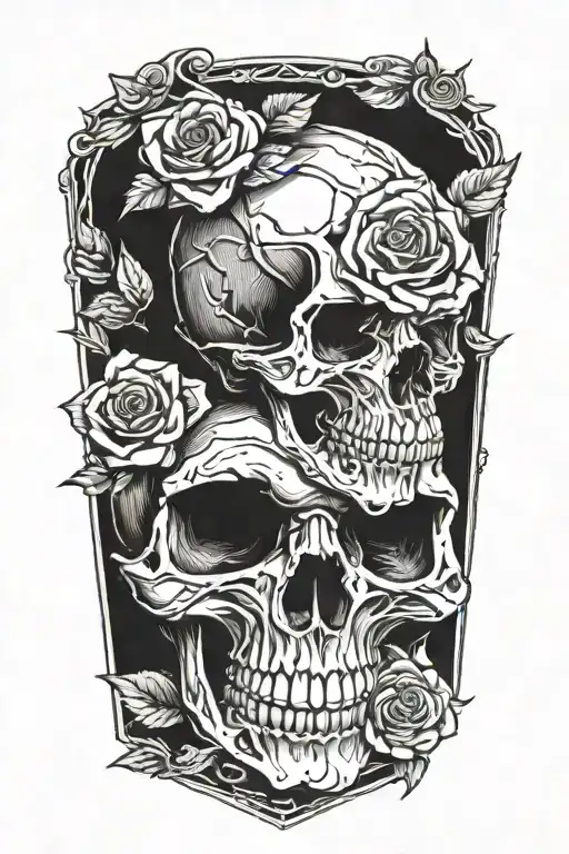 Skull And Roses