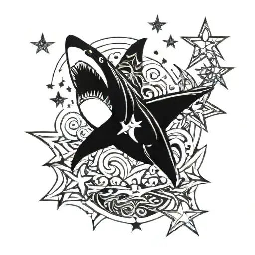 Shark And Stars