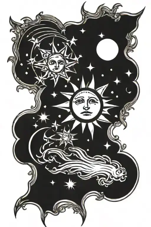 Sun With Stars Inside