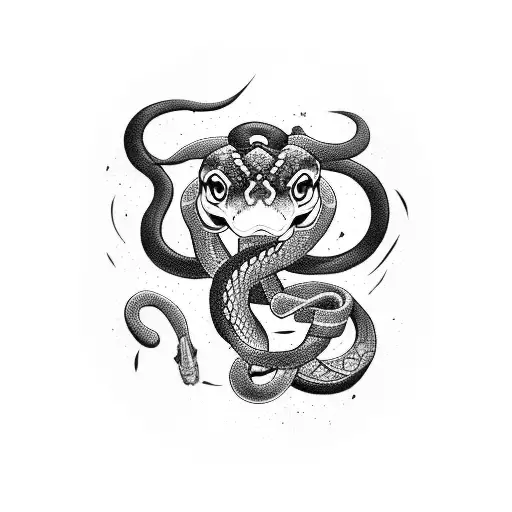 Cristal Cup With Snake