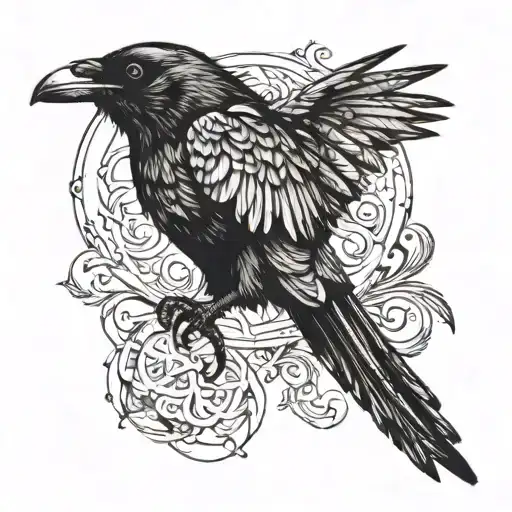 A Crow Flying
