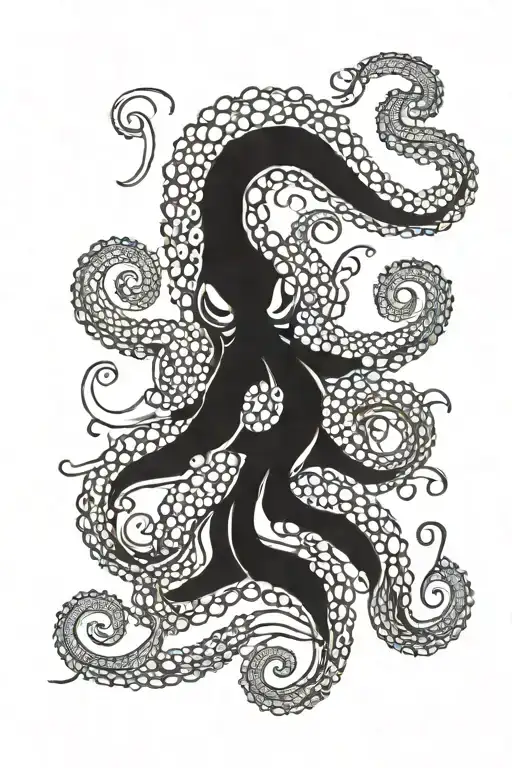 Japanese Octopus Tatoo Design