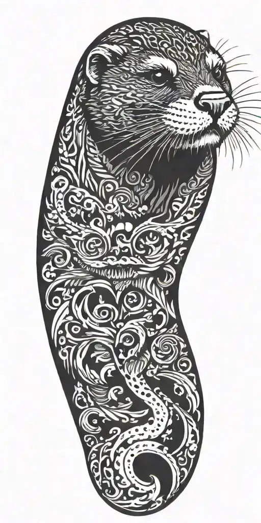 Skul Half Otter Face