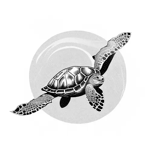 A Black Hole With Sea Turtles Around