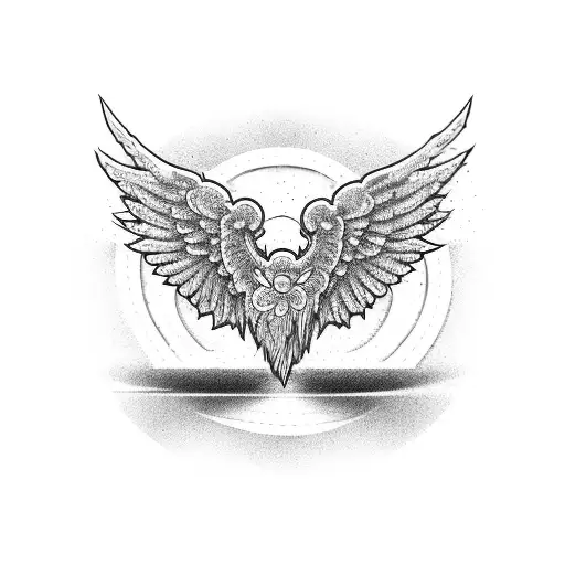 A Stack Of Money With Wings