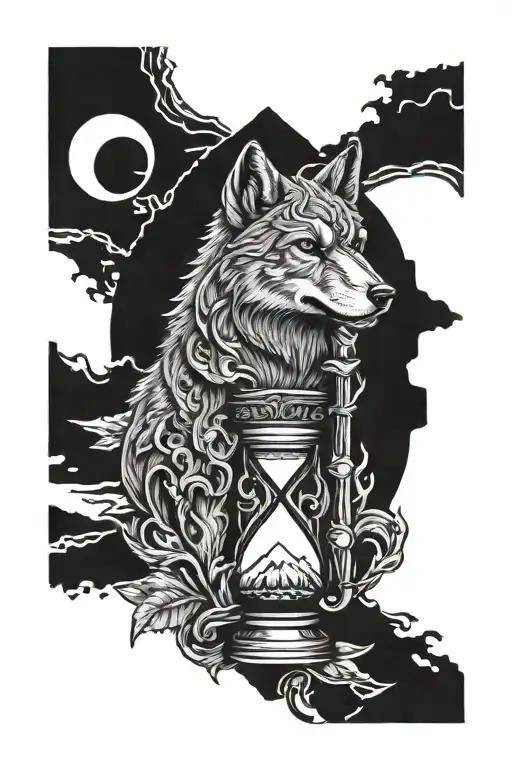 Hour Glass Nordic Reaper Wolf