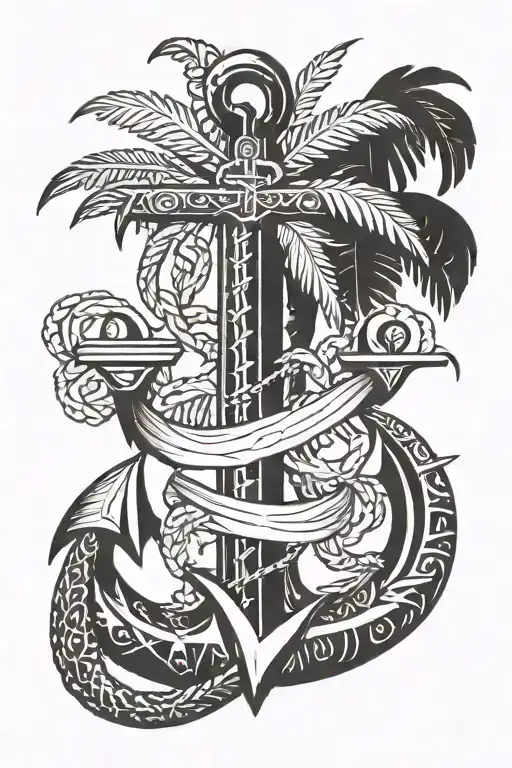 Palm Tree Anchor Connected