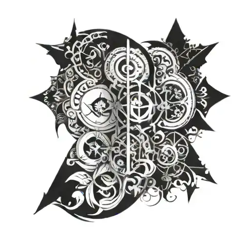 Gothic Patchwork Sleeve