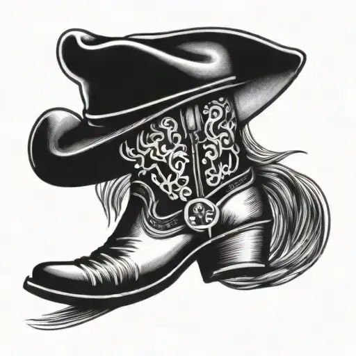 Cowboy Hat And Boots