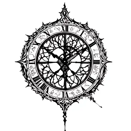 Yggdrasil World Clock Inside