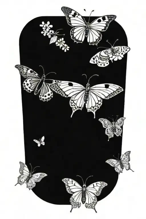 Flowers And Butterflies