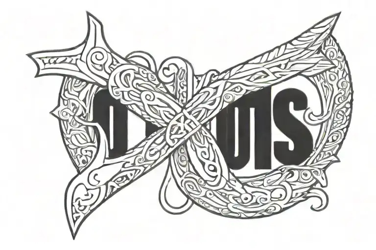 The Name Otis But The T Is Spelled With A Ankh Symbol