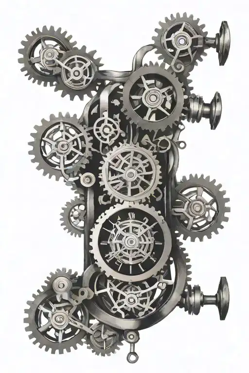Clock Mechanism Intertwined
