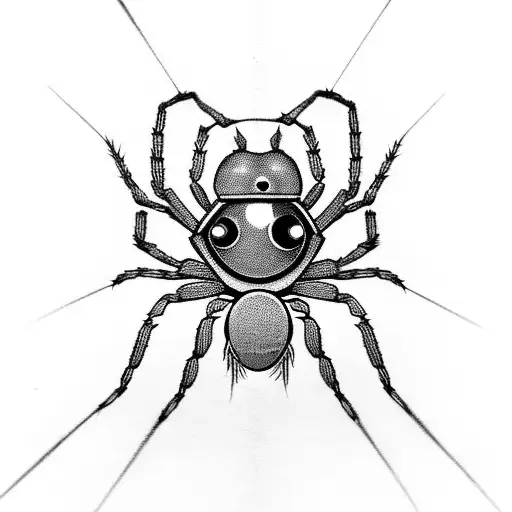 Spider With Body That Is An Eye