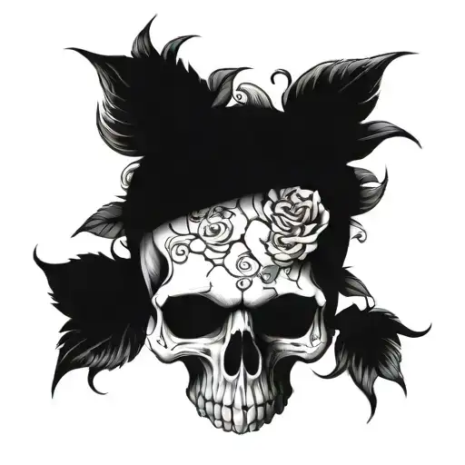 Skull And Roses