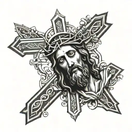 Jesus And Christian Cross