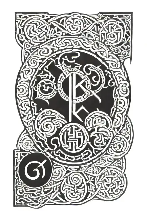 Viking Rune Circle