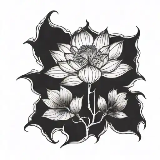 Lotus Flower Sober Tree Full