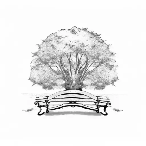Bench And Tree