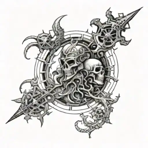 Combine Elements Of Chaos Gods With Warhammer 40K Imagery