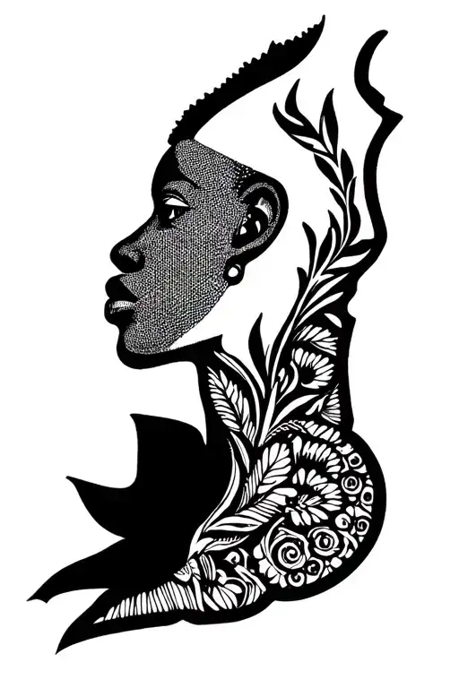 Ghana And Uk Country Outline