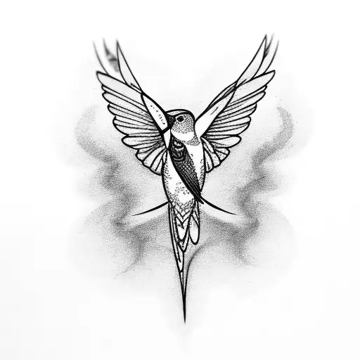 Katana Wielding Hummingbird