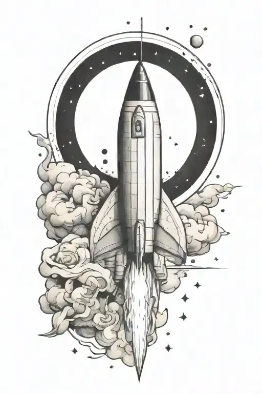 Rocket Ship Blasting