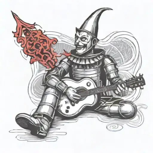 Wizard Of Oz Tinman With Guitar