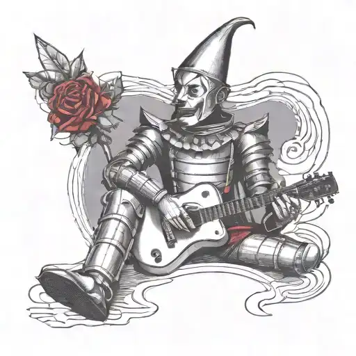 Wizard Of Oz Tinman With Guitar