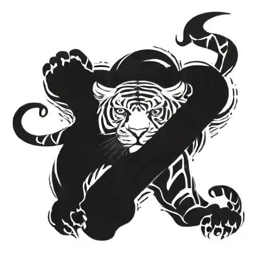 Shoguntski Encrypted In The Shape Of A Tiger Emerging