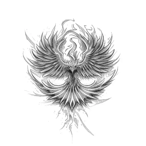 Phoenix Rising From Ashes