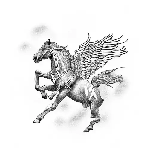 Flying Horse Greek Mitology